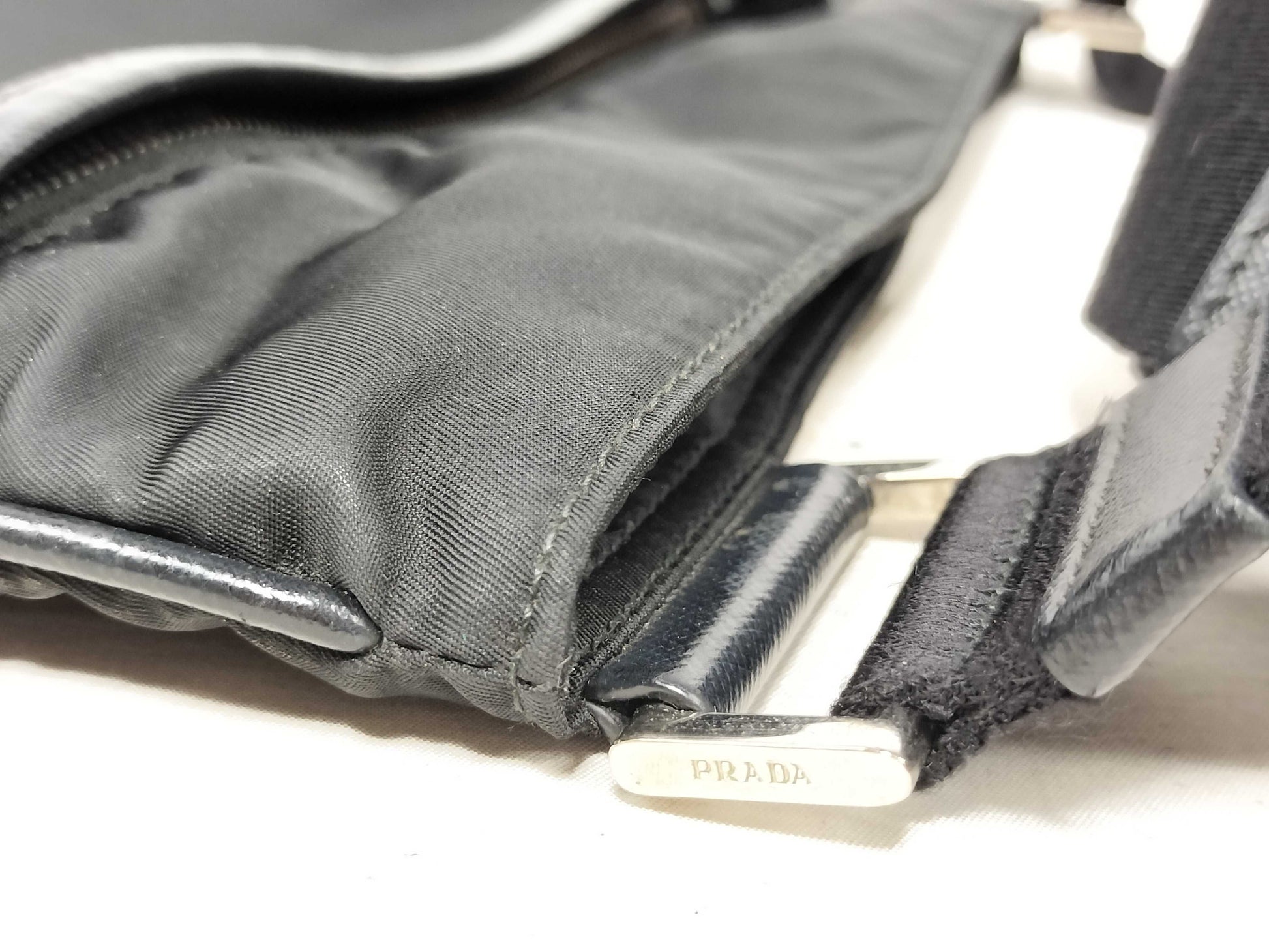 PRADA Nylon Prada Current Logo Re-Nylon Shoulder Bag Sacoche Shoulder Bag