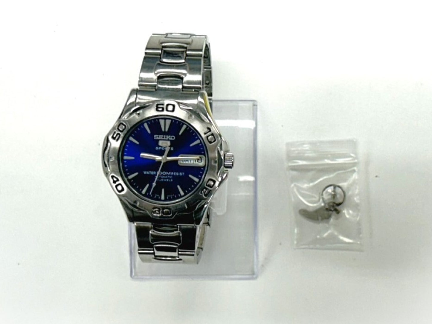 SEIKO 5 Sports 7S36-00A0 432156 Blue Dial Automatic Men's Watch 