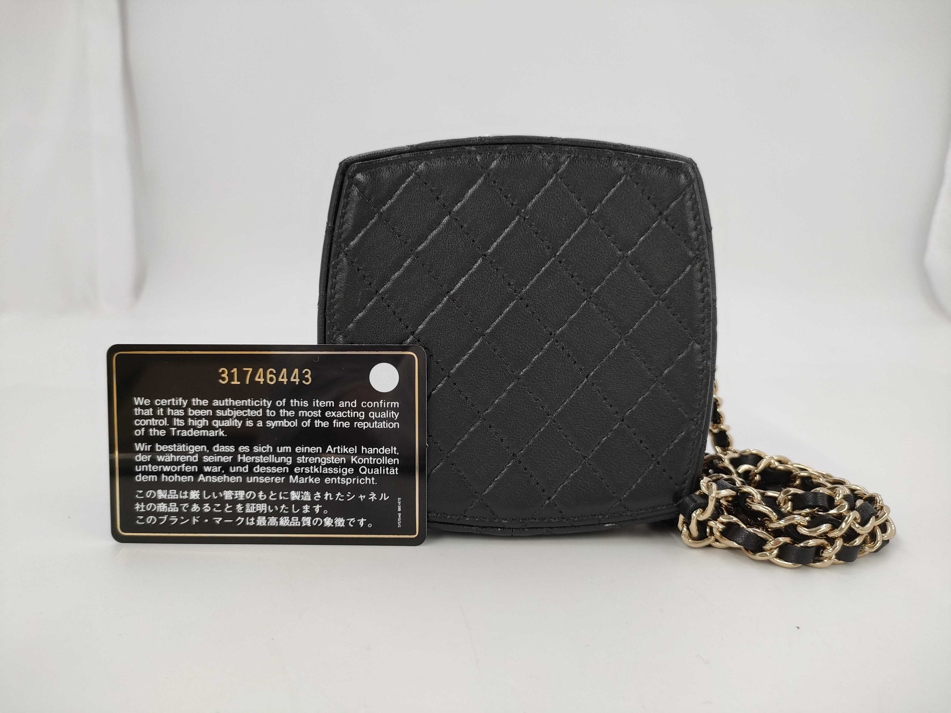 CHANEL Mirror Box Shoulder Bag with Gold Hardware, No. 31
