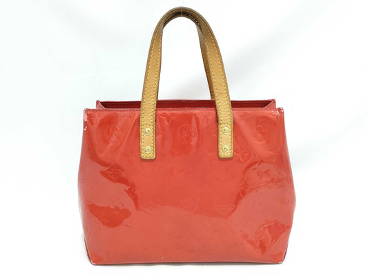 LOUIS VUITTON RFID Unverified Vernis Tote Bag Red