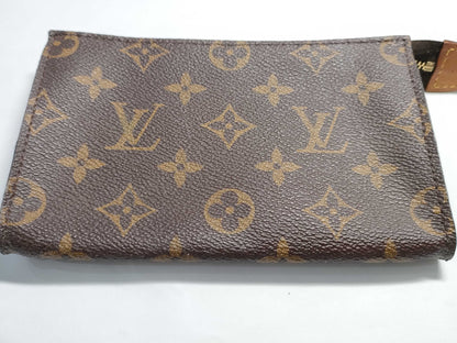 LOUIS VUITTON Monogram Bucket Brown Pouch