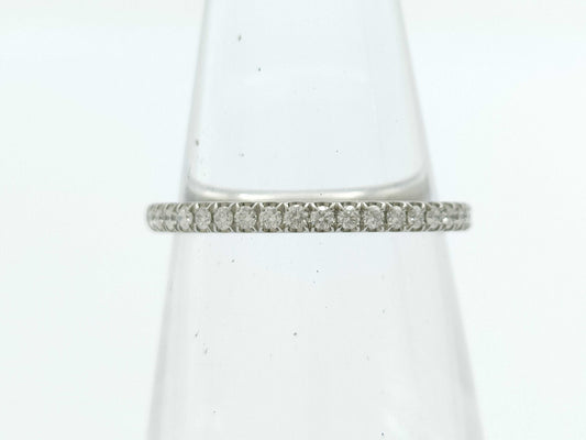 HARRY WINSTON Half Eternity Diamond Pt950 1.6g Ring 