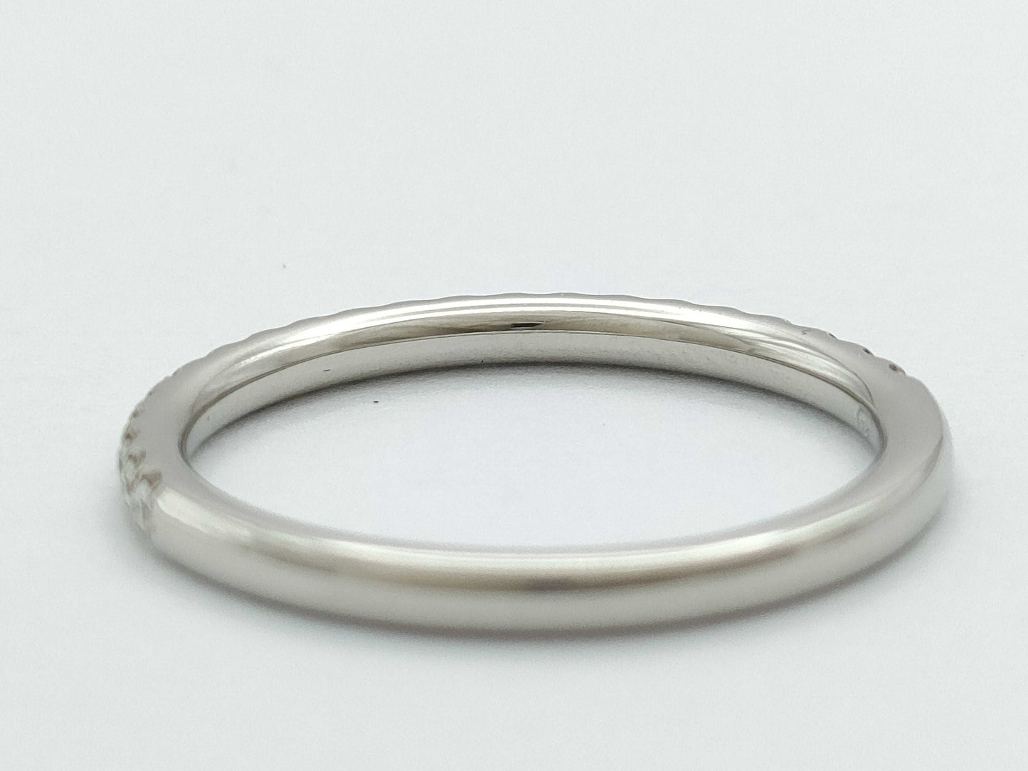 HARRY WINSTON Half Eternity Diamond Pt950 1.6g Ring 