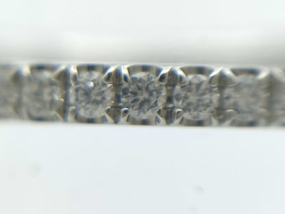 HARRY WINSTON Half Eternity Diamond Pt950 1.6g Ring 
