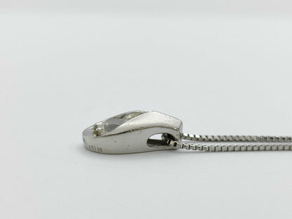 D0.323ct Pt900/850 5.2g Necklace 