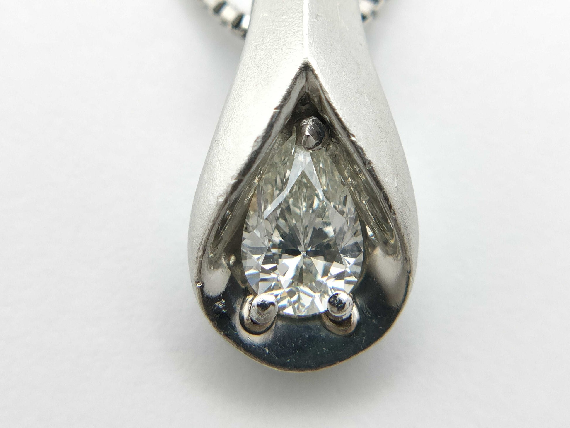 D0.323ct Pt900/850 5.2g Necklace 