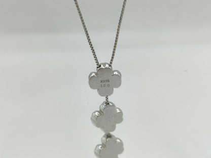 D1.00ct K18WG 7.5g Necklace 