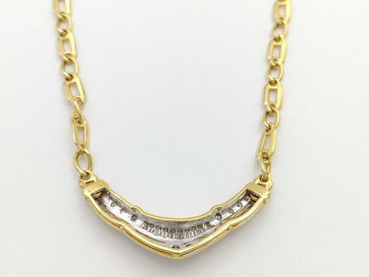 D1.18ct K18 21.7g Necklace 