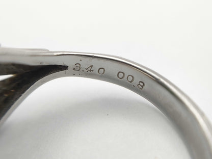 TL3.40ct D0.08ct Pt900 6.7g Ring 