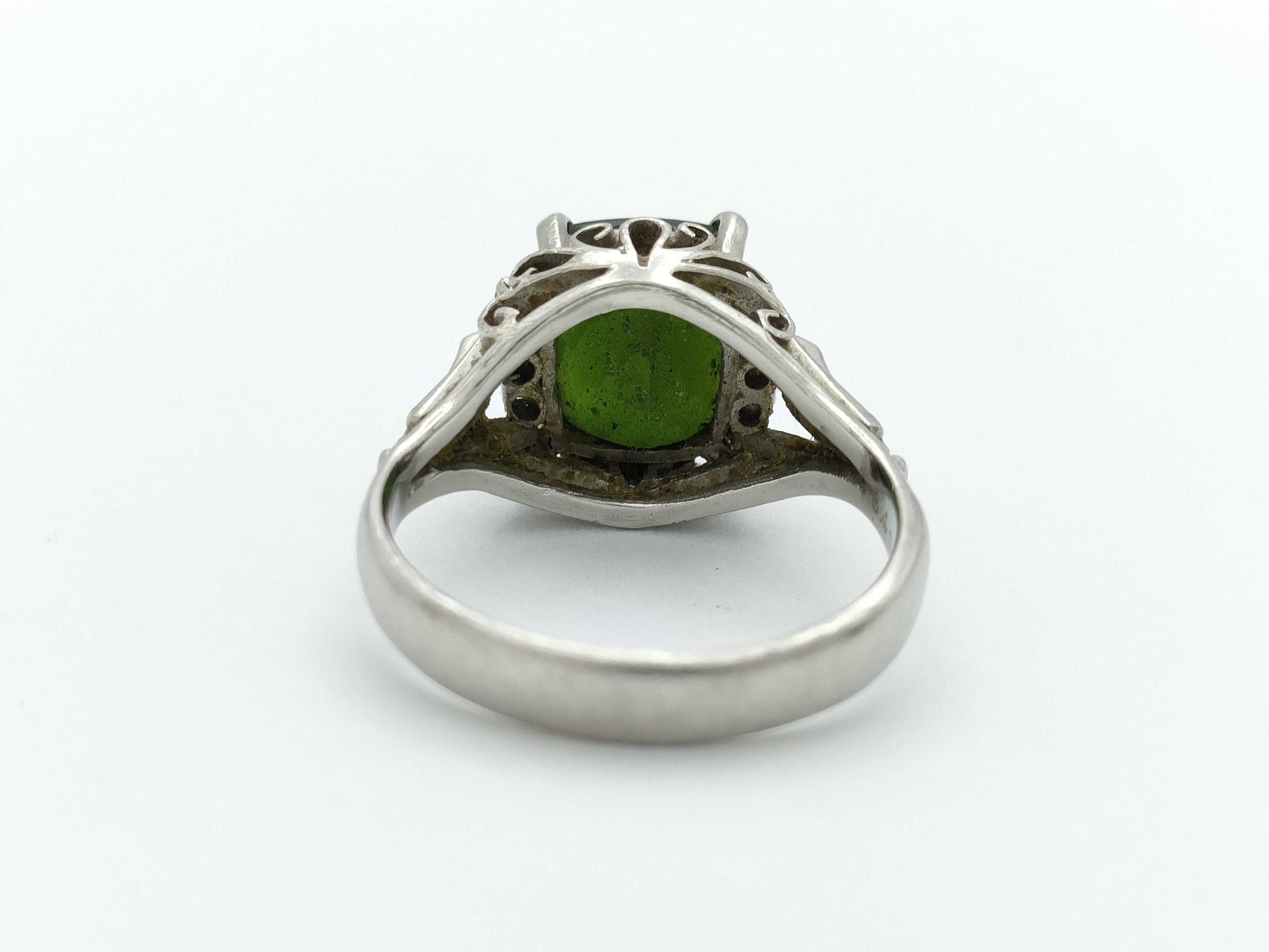TL3.40ct D0.08ct Pt900 6.7g Ring 