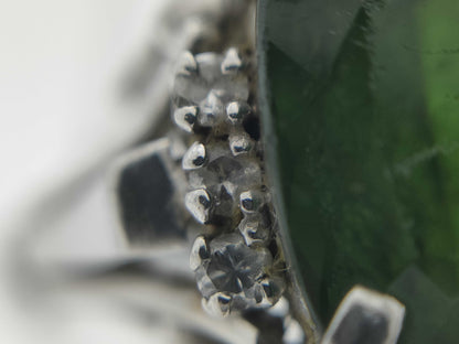 TL3.40ct D0.08ct Pt900 6.7g Ring 