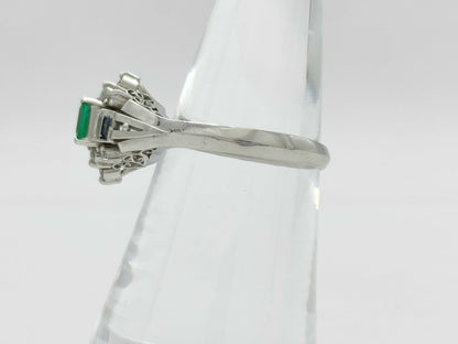 Emerald and Diamond Pm900 5.0g Ring 