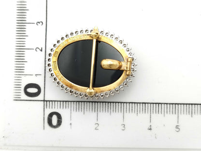Colored Stone 18.01ct D0.90ct K18/Pm850 11.6g Brooch 