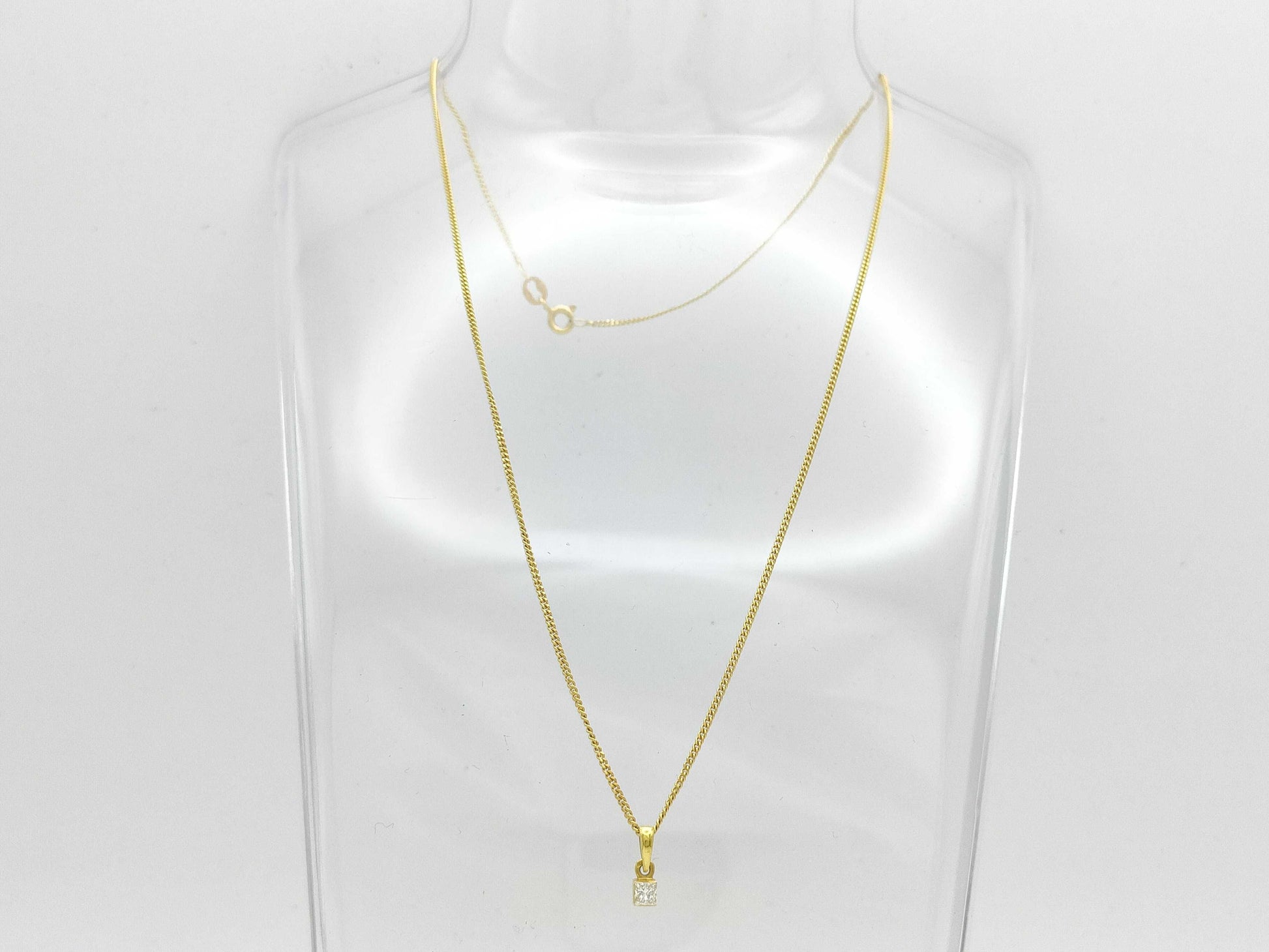 Diamond K14 3.0g Necklace 