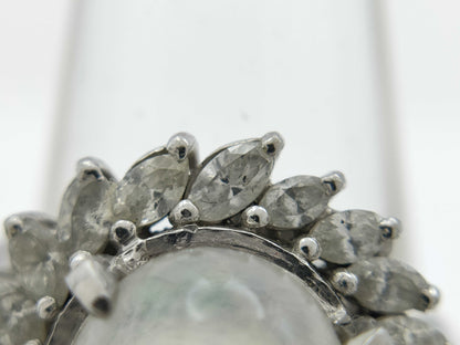 OP3.65ct D0.76ct Pt900 7.2g Ring 