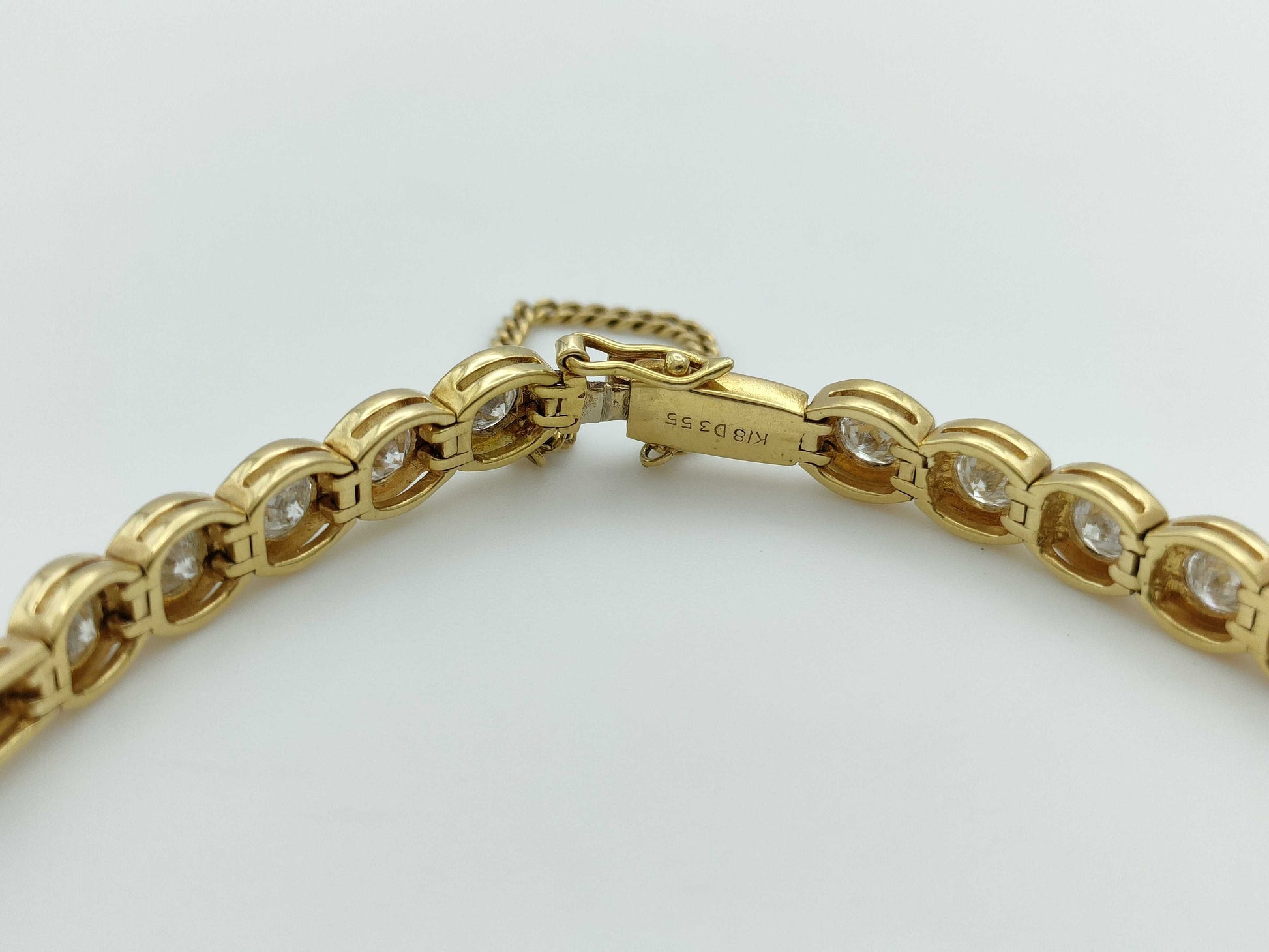 D3.55ct K18 15.2g Bracelet/Bangle 
