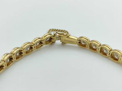 D3.55ct K18 15.2g Bracelet/Bangle 