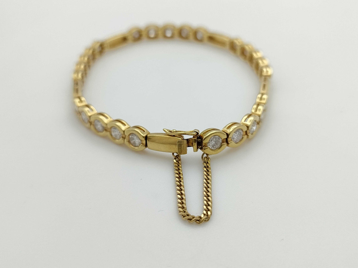 D3.55ct K18 15.2g Bracelet/Bangle 