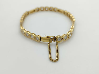 D3.55ct K18 15.2g Bracelet/Bangle 