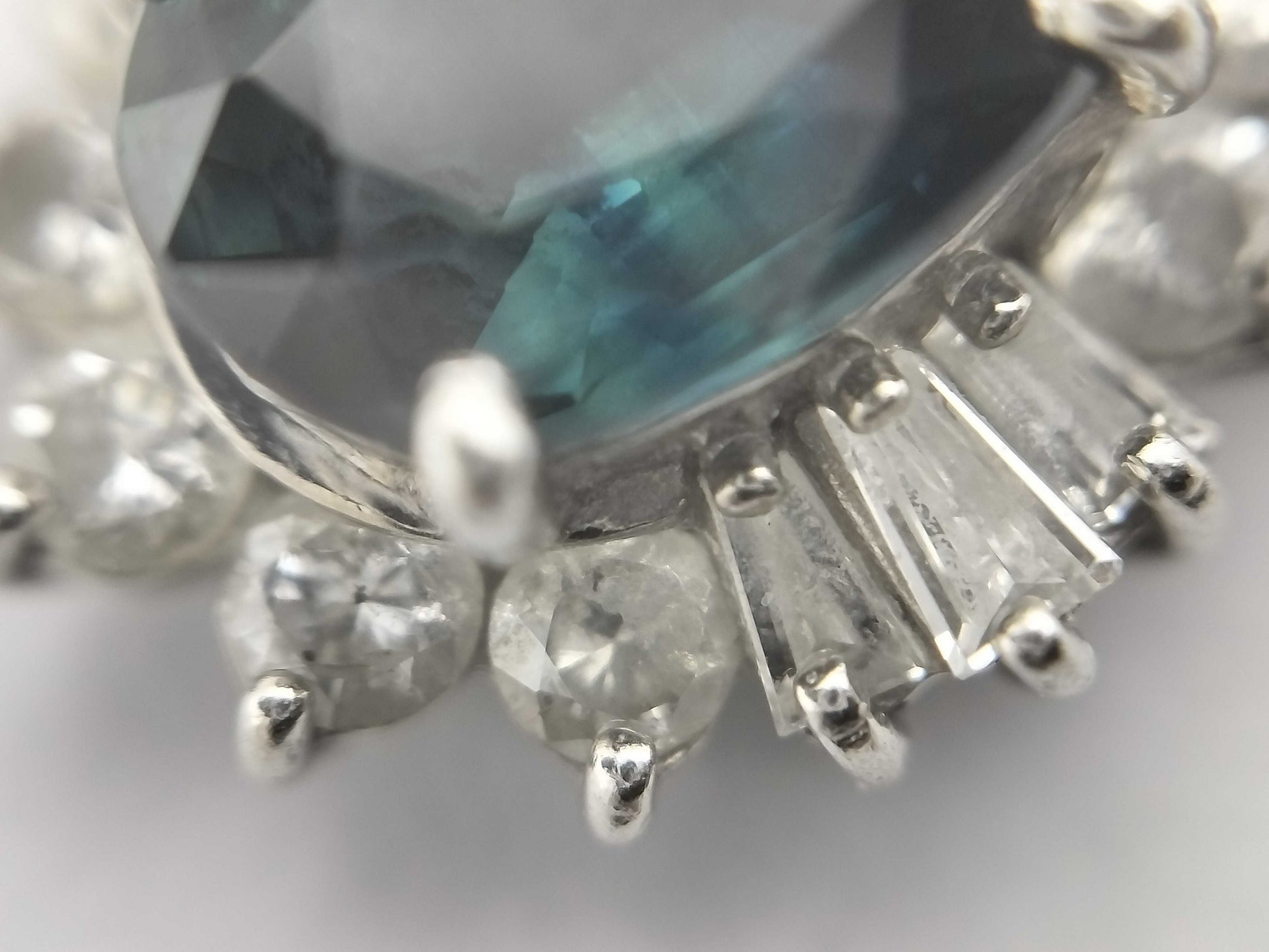 S1.00ct D0.30ct PT900/PT850 3.3g Necklace 