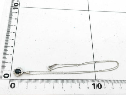 S1.00ct D0.30ct PT900/PT850 3.3g Necklace 
