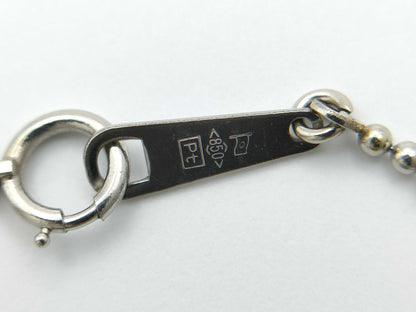 E2.02ct D0.36ct Pt900/850 7.8g Necklace 