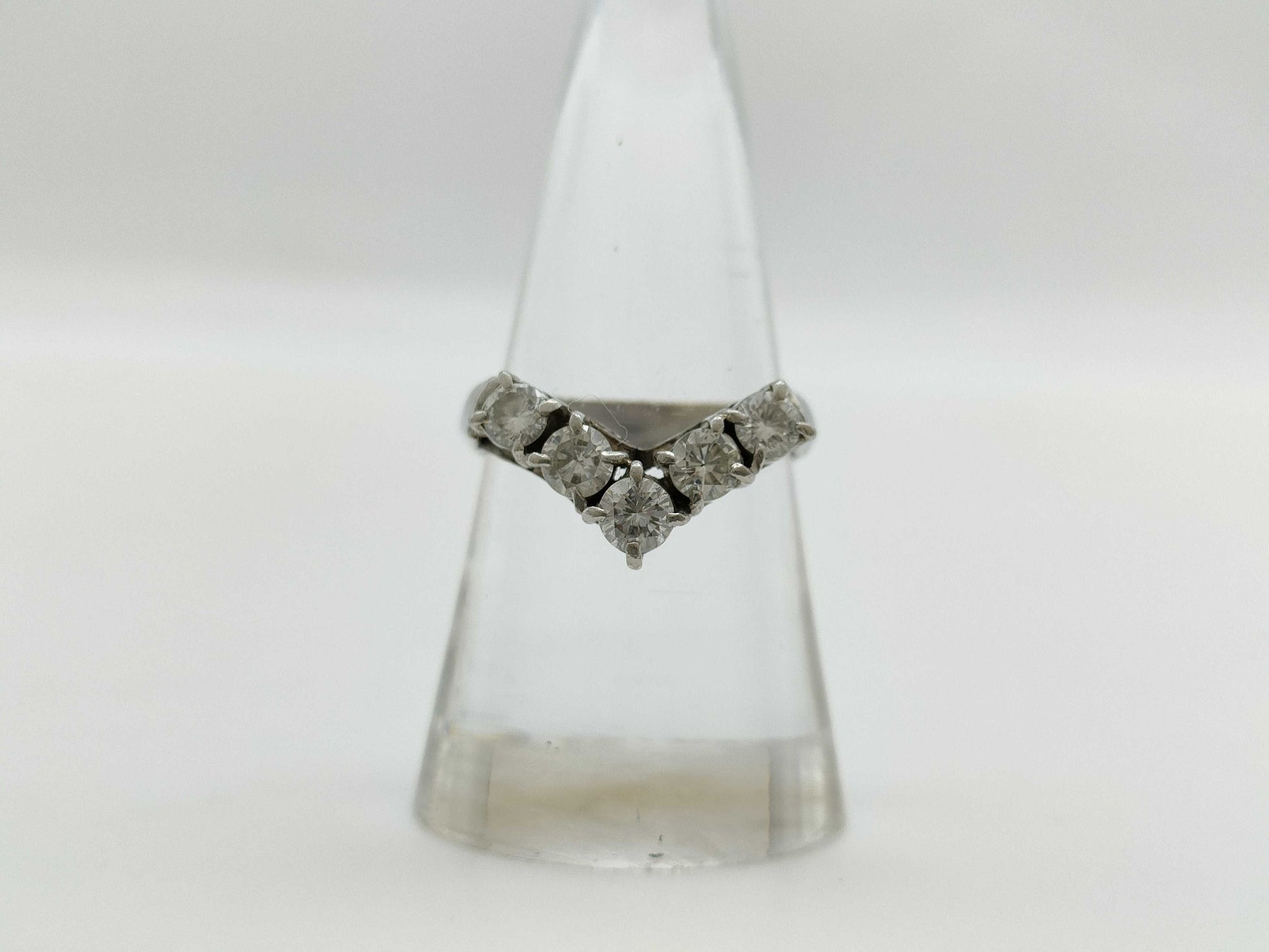 D0.78ct Pt900 6.0g Ring 