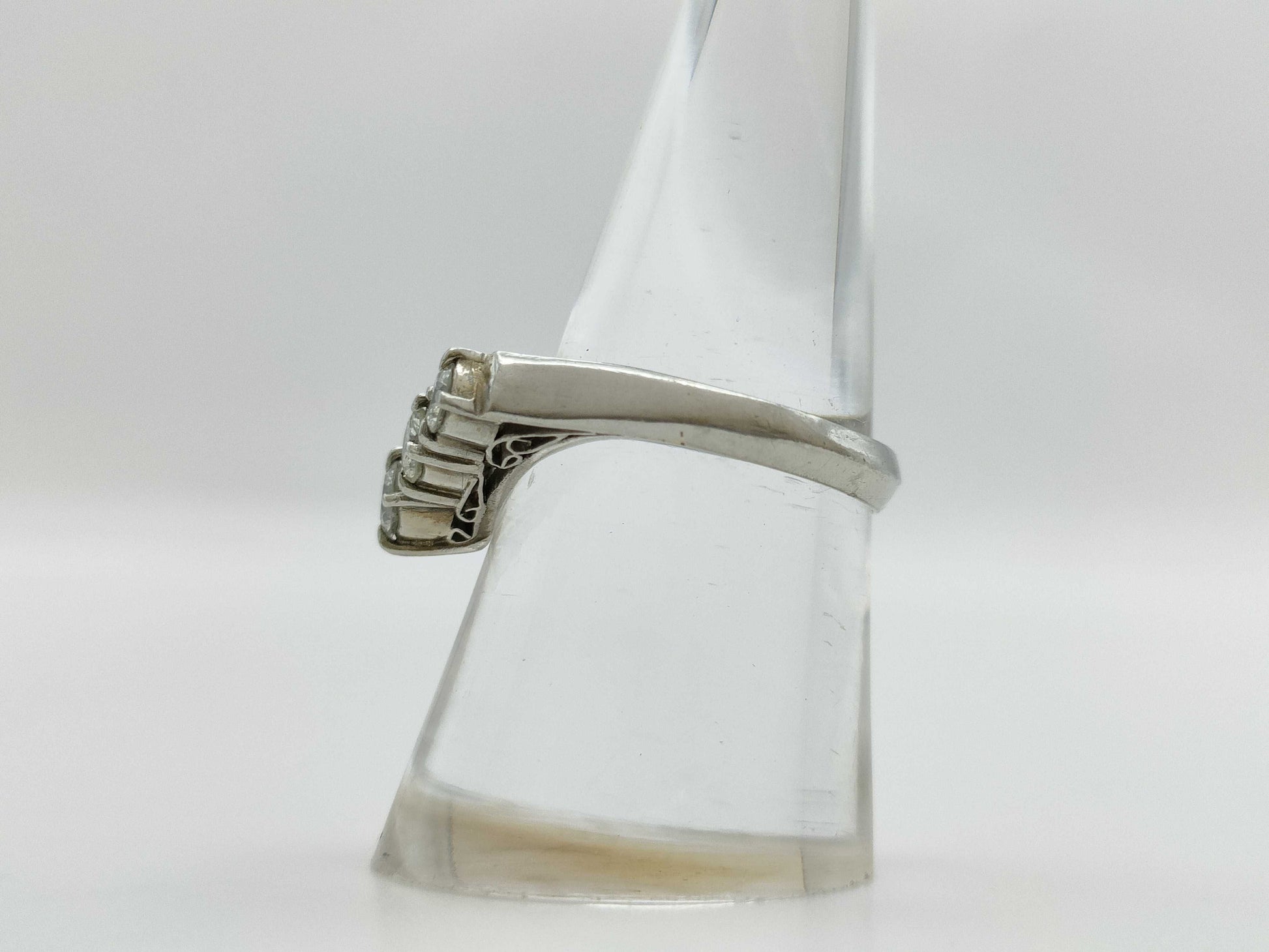 D0.78ct Pt900 6.0g Ring 