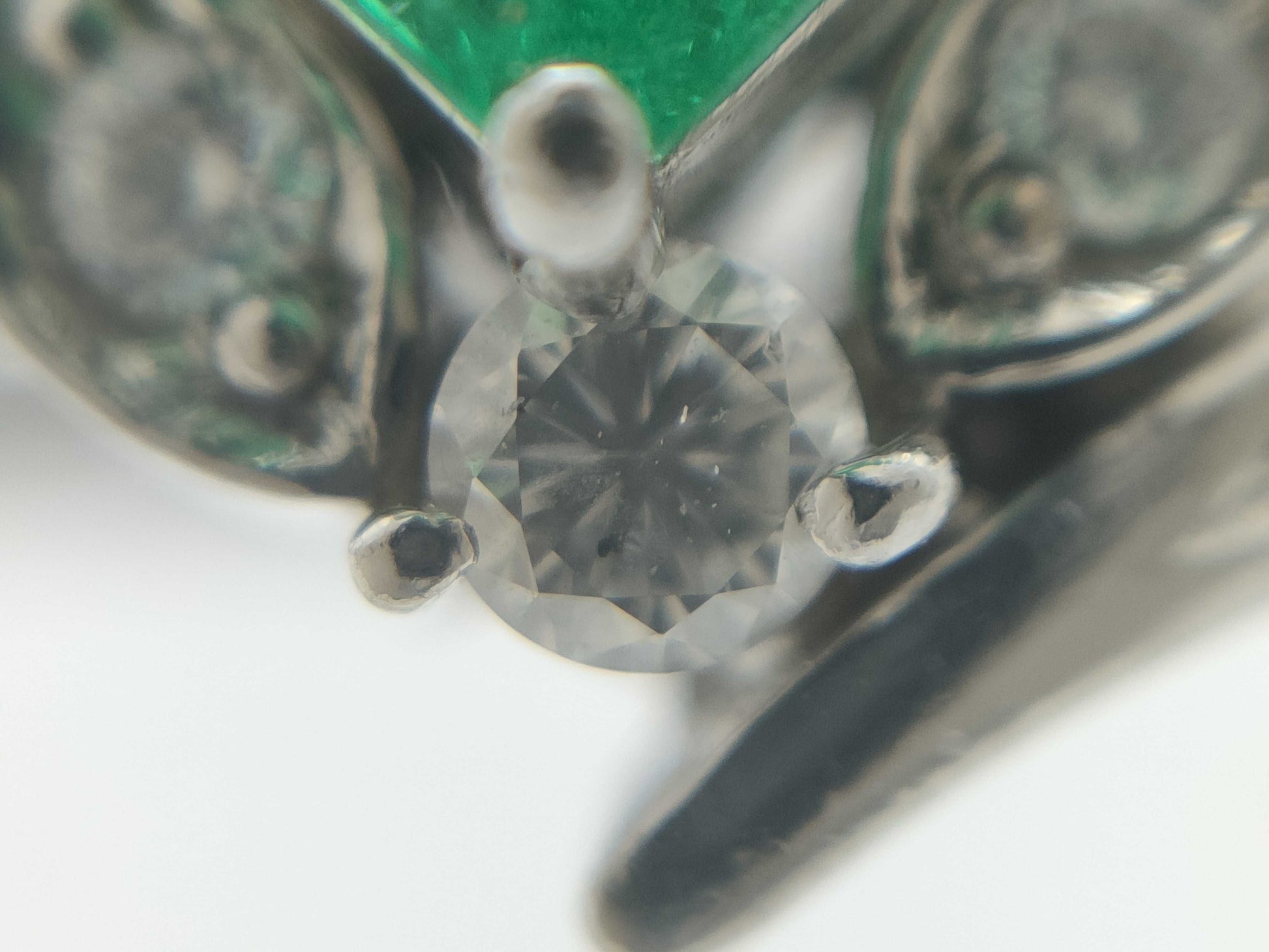 Colored Stone D.32ct Pt900 6.5g Ring 