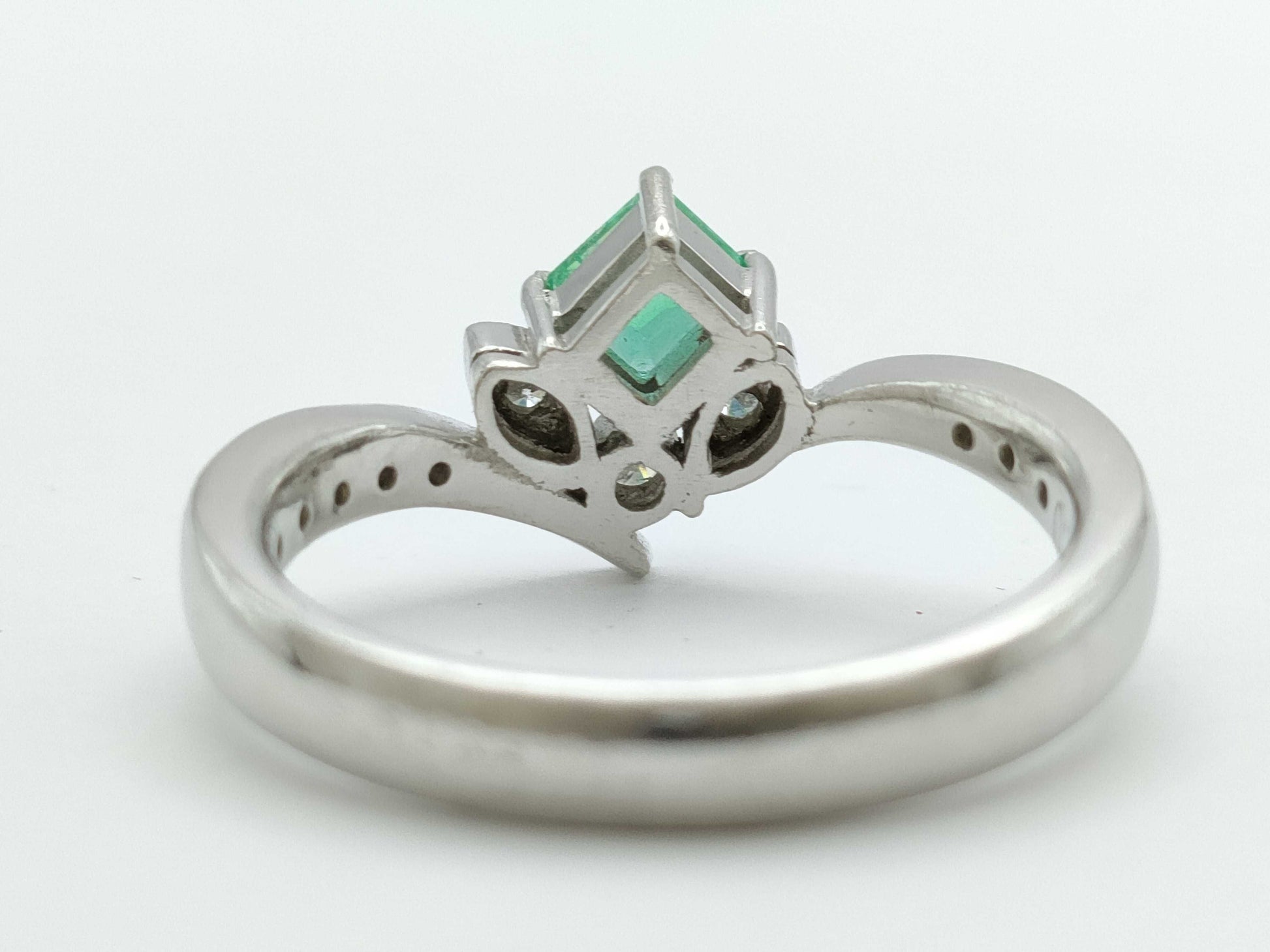 Colored Stone D.32ct Pt900 6.5g Ring 