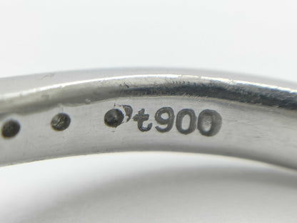 Colored Stone D.32ct Pt900 6.5g Ring 