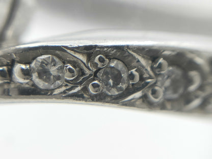Colored Stone D.32ct Pt900 6.5g Ring 