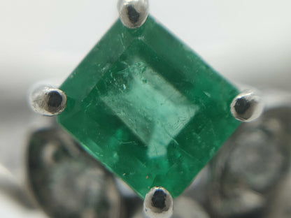 Colored Stone D.32ct Pt900 6.5g Ring 