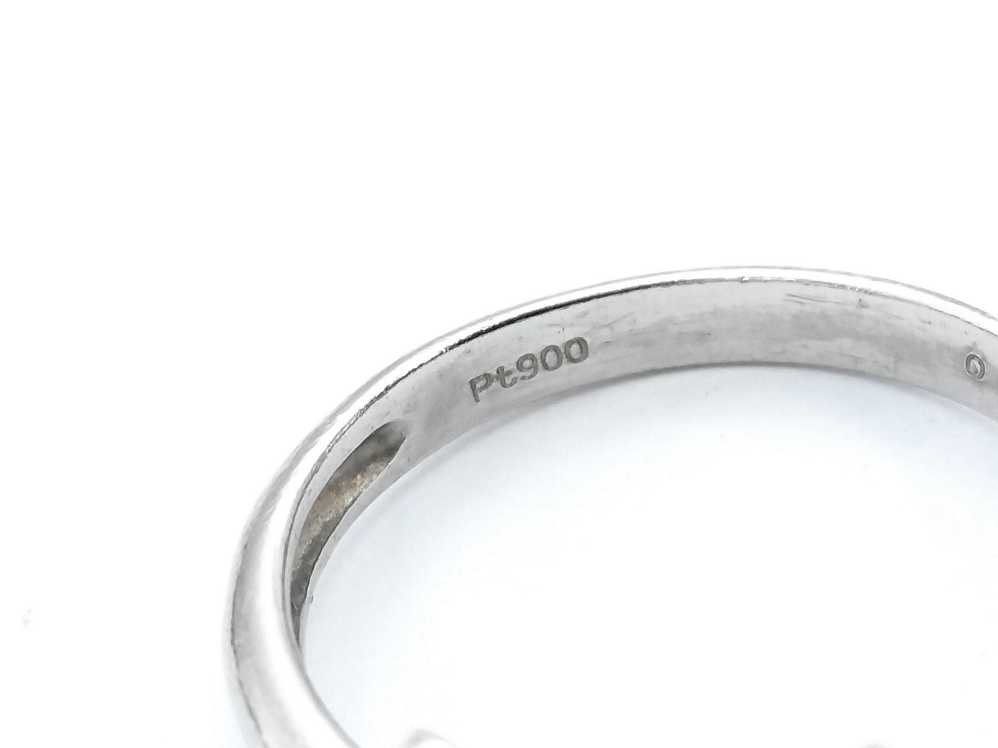 Aquamarine D0.20ct PT900 3.9g Ring 