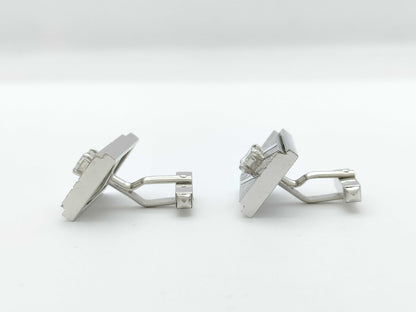 D0.509ct FD0.11ct / D0.518ct FD0.11ct PT900 19.3g Tie pin/Cufflinks 