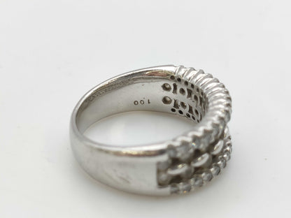 D1.00ct PT900 11.0g Ring 