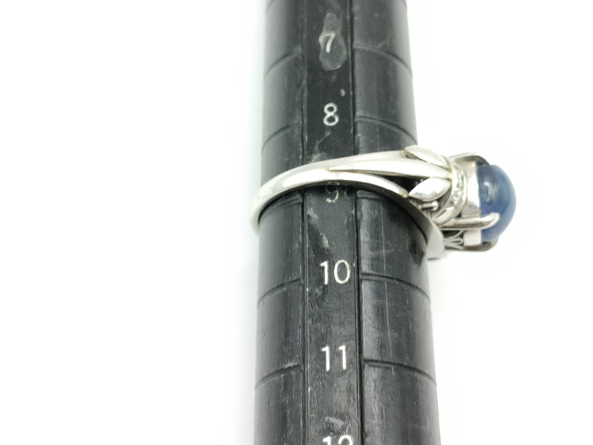 Stainless steel 3.16ct diamond PT900 4.7g ring 