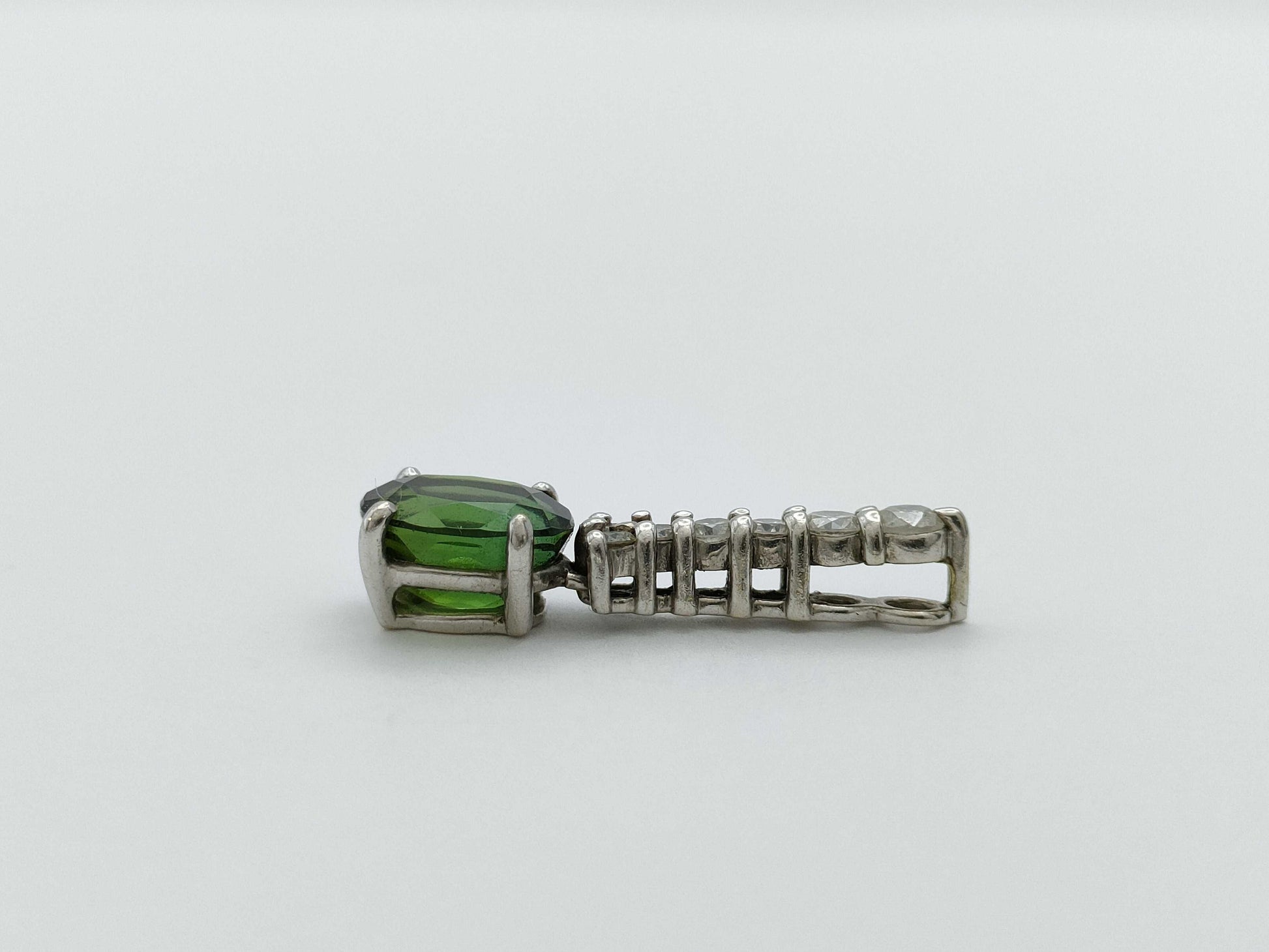 TL1.62ct D0.25ct K18WG 1.5g Pendant Top 