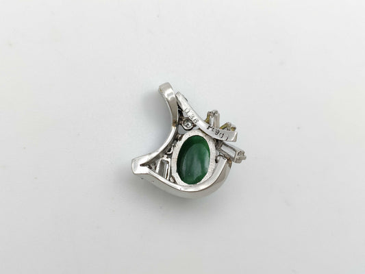 Jadeite D0.36ct PT900 3.6g Pendant Top 