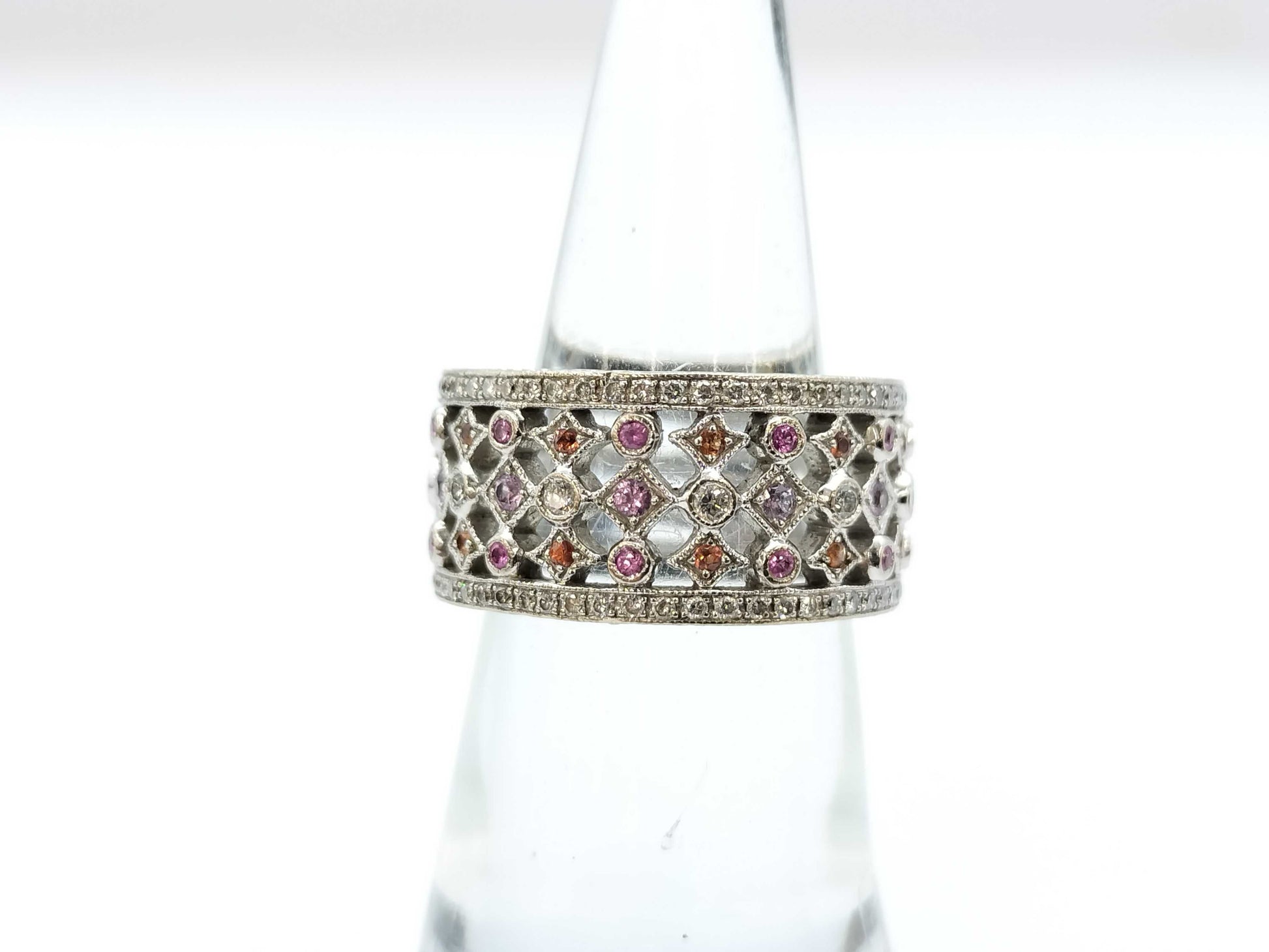 Colored Stone 0.59ct D0.59ct 750 11.5g Ring 