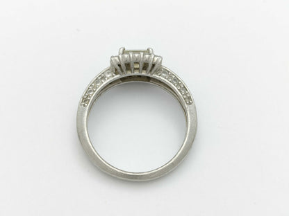 D0.582/0.60ct Pt900 5.5g Ring 