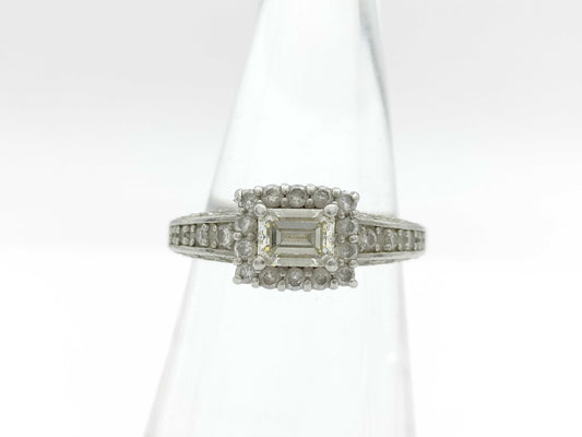D0.582/0.60ct Pt900 5.5g Ring 
