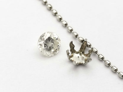 D1.05ct PT850 1.8g Necklace 