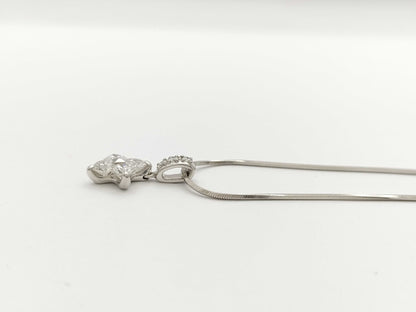 D0.87ct/0.06ct PT950/PT850 6.9g Necklace 