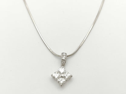 D0.87ct/0.06ct PT950/PT850 6.9g Necklace 