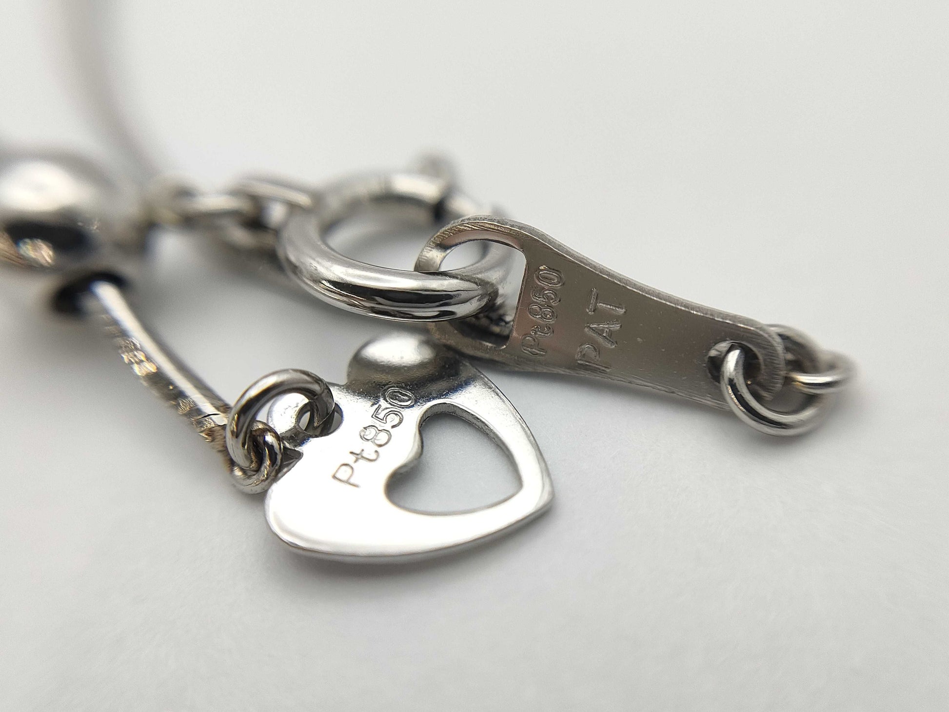 D0.87ct/0.06ct PT950/PT850 6.9g Necklace 