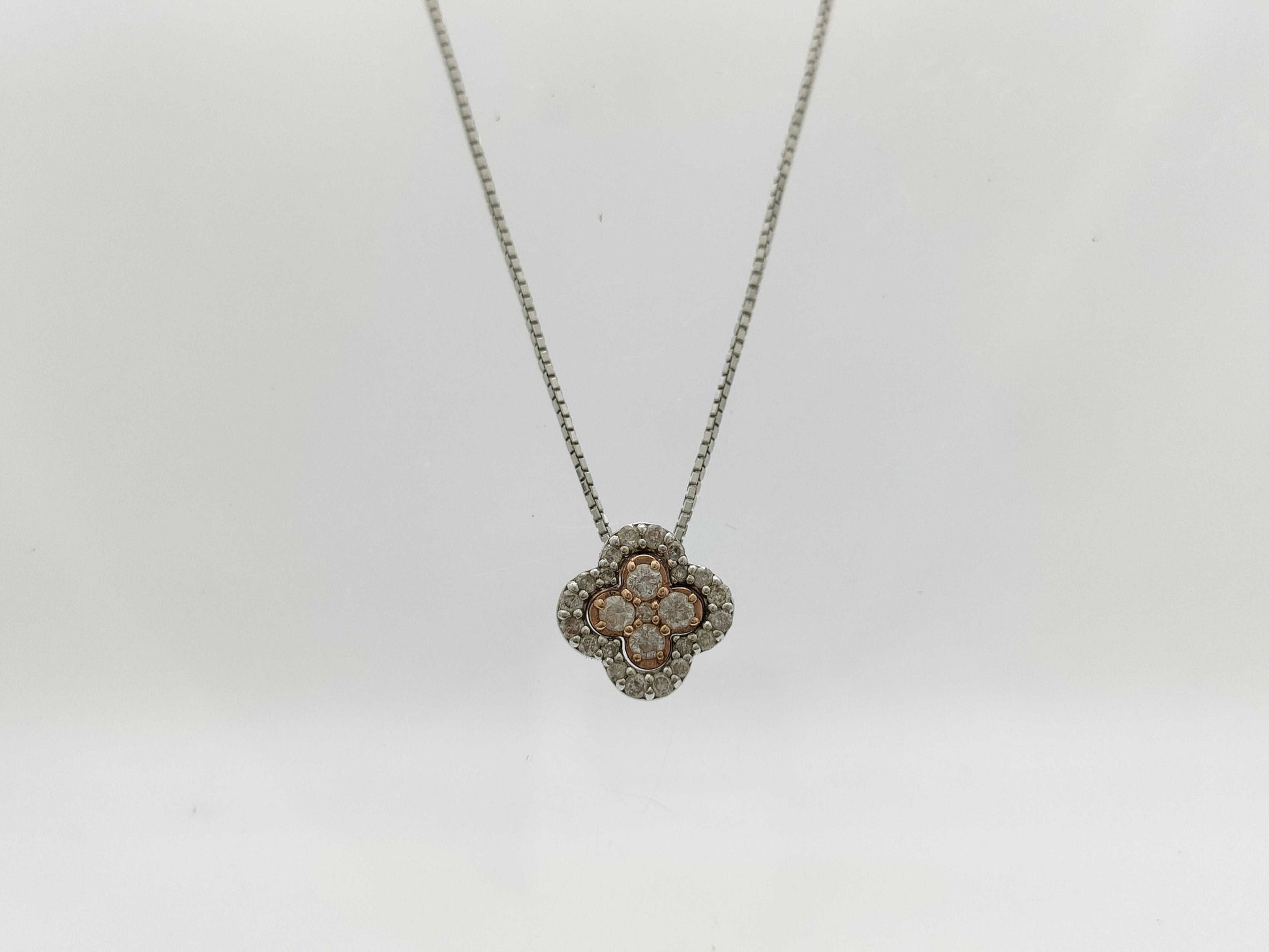 Diamond K14/K14WG 2.8g Necklace 