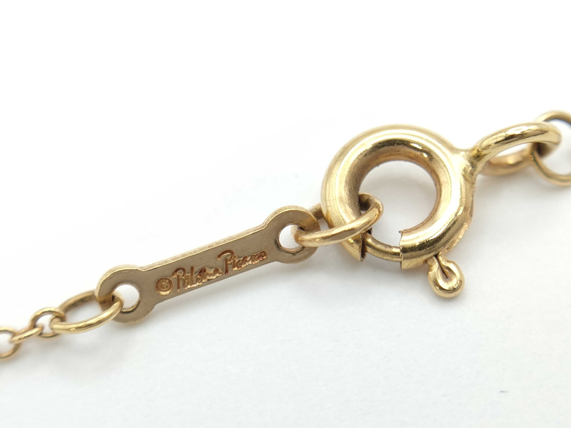 Tiffany & Co. Loving Heart Necklace in Yellow Gold and AU750, 3.5g 