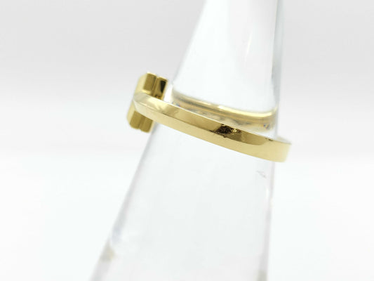 Tiffany & Co. T One Narrow Yellow Gold AU750 4.3g Ring 