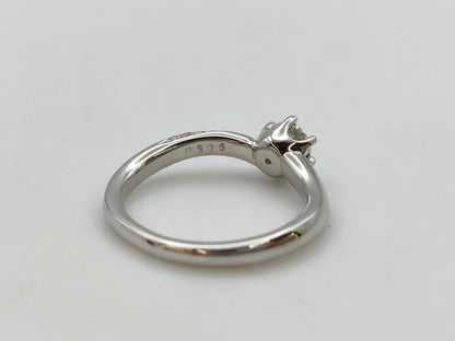 4℃ D0.306ct melee diamonds PT995 4.0g ring 